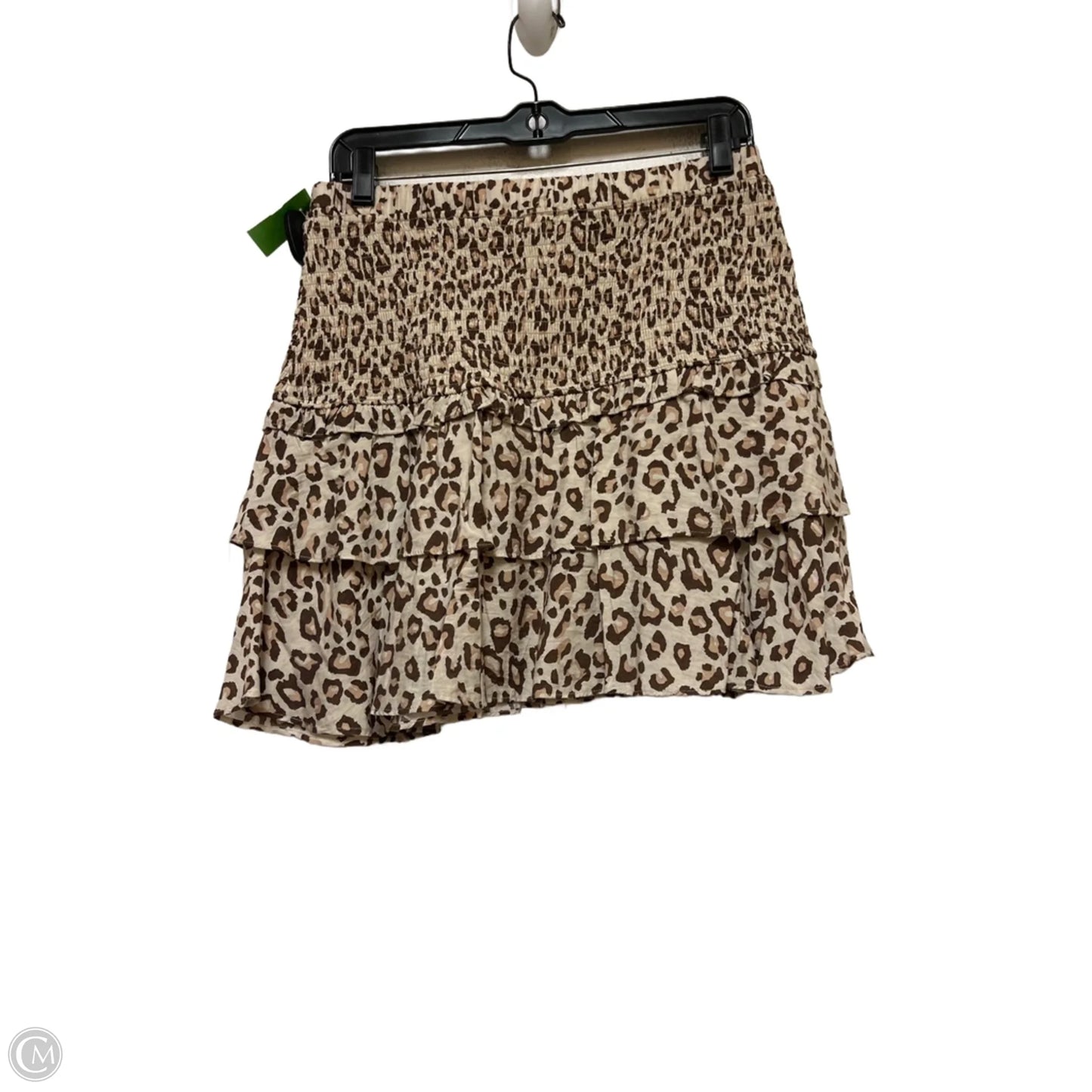 Skirt Mini & Short By Clothes Mentor In Animal Print, Size: 12