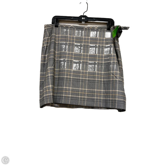 Skirt Mini & Short By Banana Republic In Plaid Pattern, Size: 14