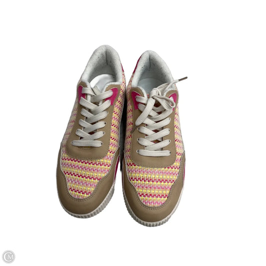 Shoes Sneakers By Oasis Society In Pink & Tan, Size: 8