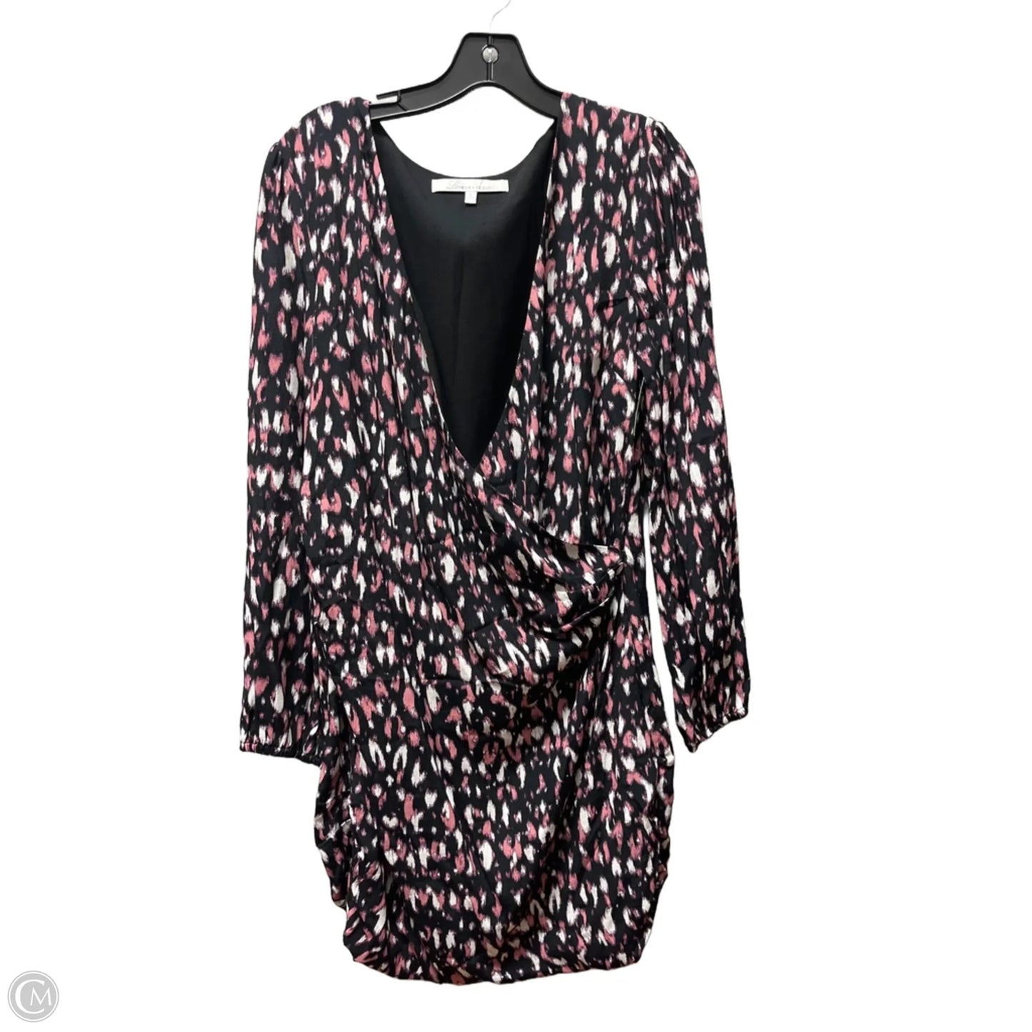 Dress Casual Short By Lovers & Friends In Black & Pink, Size: L