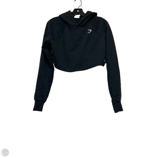 Athletic Sweatshirt Hoodie By Gym Shark In Black, Size: Xs