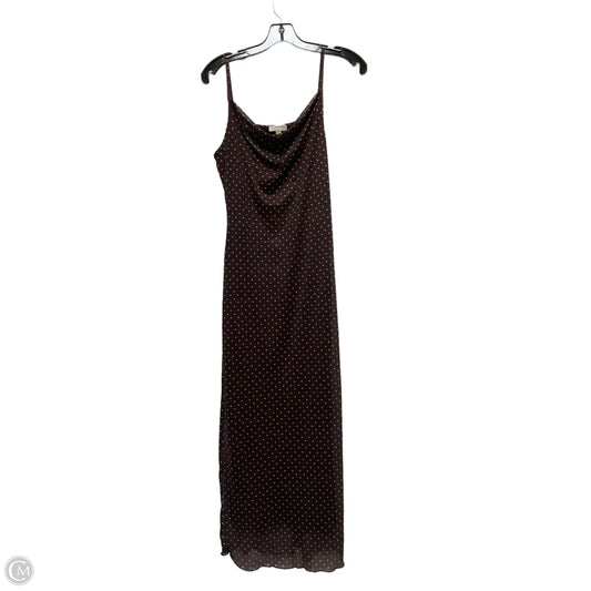 Dress Casual Maxi By See You Monday In Polkadot Pattern, Size: Xl