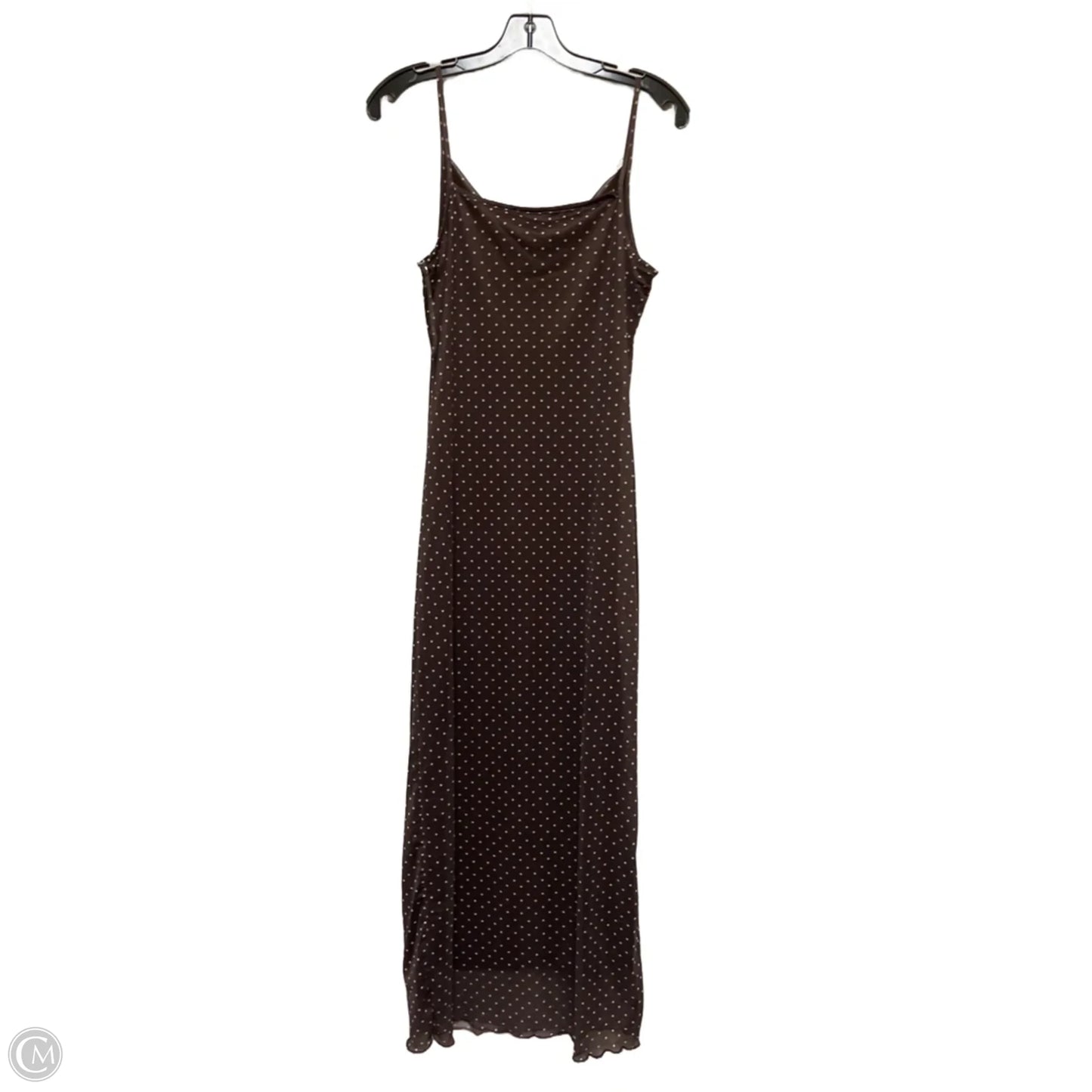 Dress Casual Maxi By See You Monday In Polkadot Pattern, Size: Xl