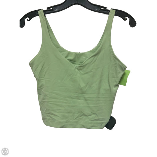 Athletic Tank Top By Lululemon In Green, Size: 6