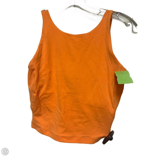Athletic Tank Top By Lululemon In Orange, Size: 6