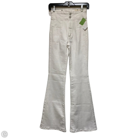 Jeans Flared By We The Free In White Denim, Size: 2