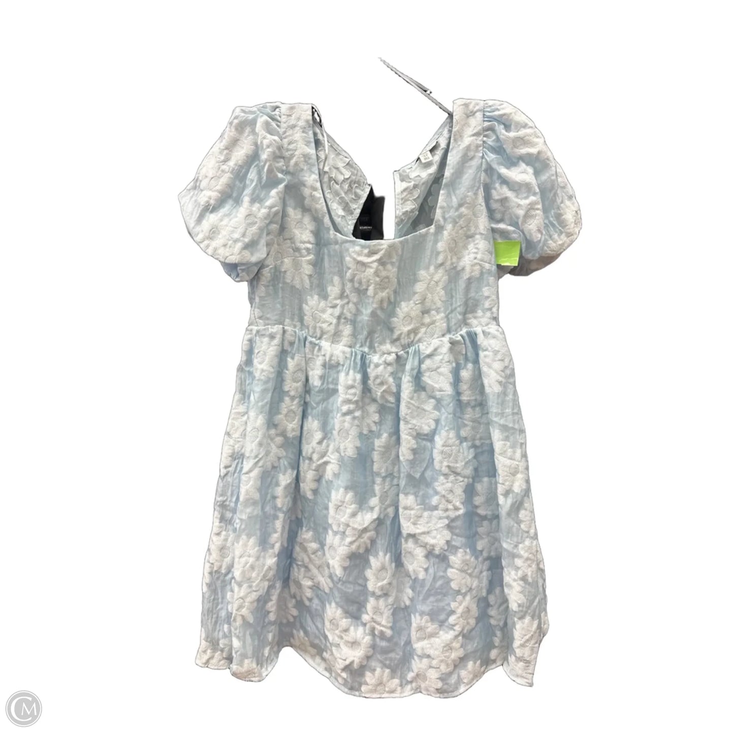 Dress Casual Short By Topshop In Blue, Size: M