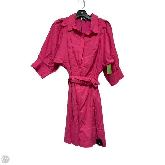 Dress Casual Short By Hello Molly In Pink, Size: M