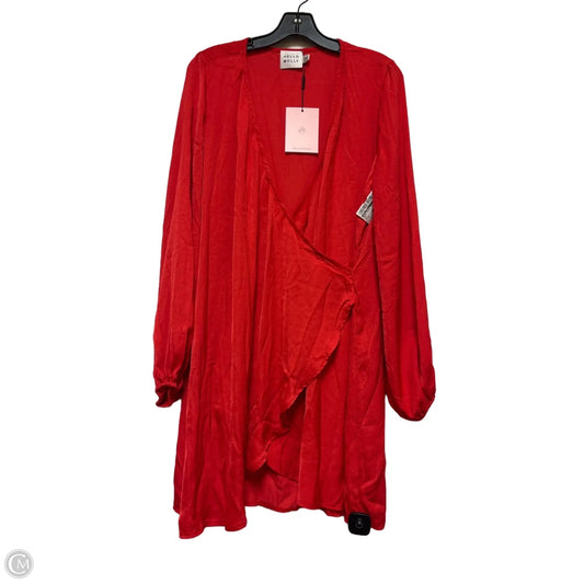 Dress Casual Short By Hello Molly In Red, Size: M