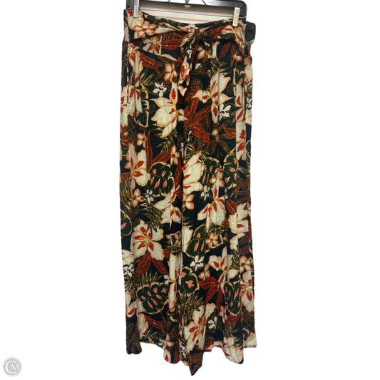 Pants Wide Leg By Patrons Of Peace In Tropical Print, Size: 12