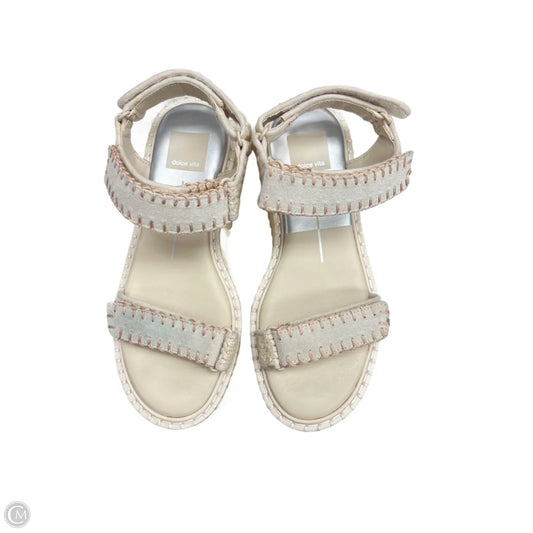 Sandals Heels Platform By Dolce Vita In Cream, Size: 6.5