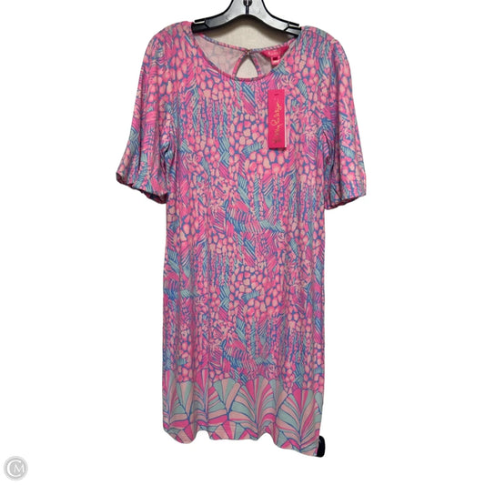 Dress Designer By Lilly Pulitzer In Blue & Pink, Size: M