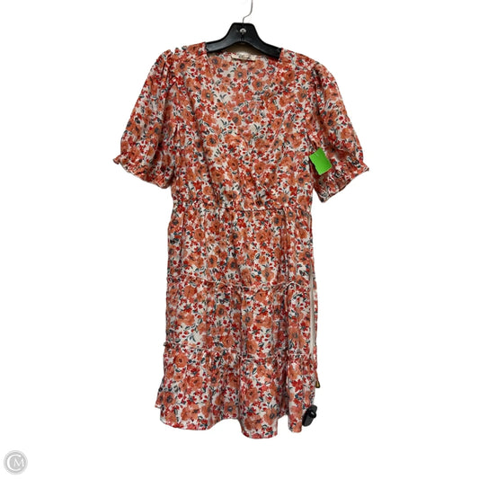Dress Casual Short By Blush In Floral Print, Size: L