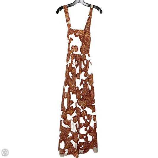 Dress Casual Maxi By Worthington In Cream & Pink, Size: S