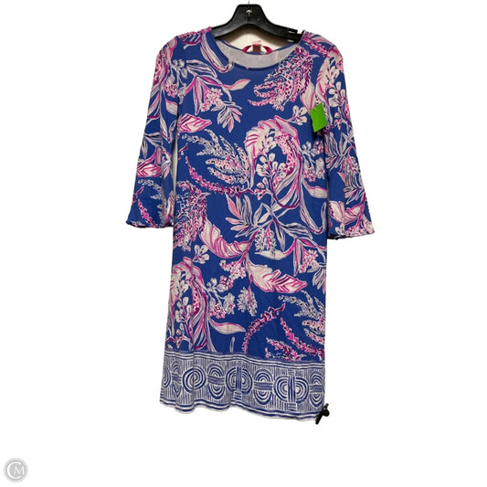 Dress Designer By Lilly Pulitzer In Blue & Pink, Size: Xxs