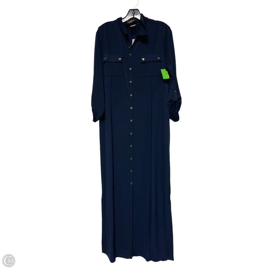Dress Casual Maxi By Chicos In Blue, Size: L