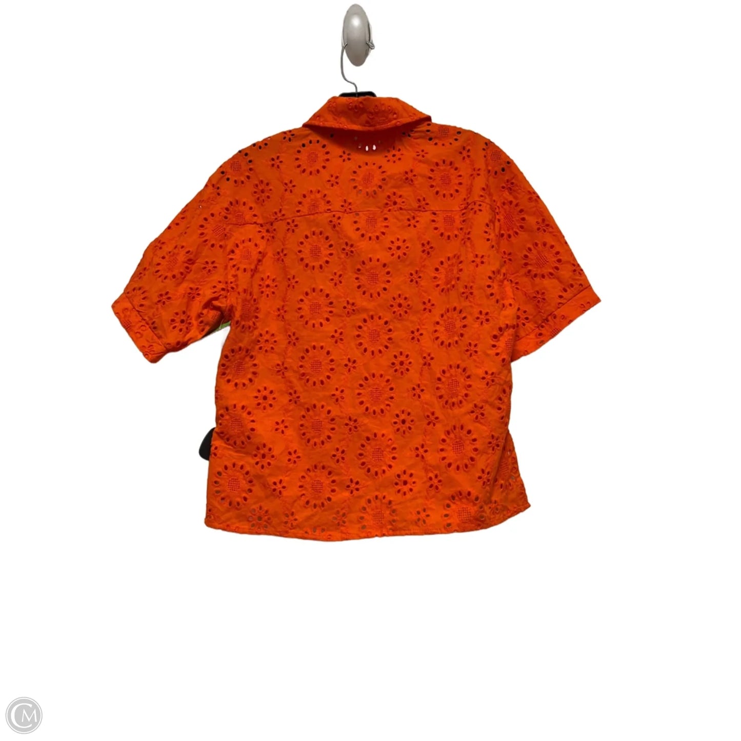 Top Short Sleeve By Melloday In Orange, Size: Xs