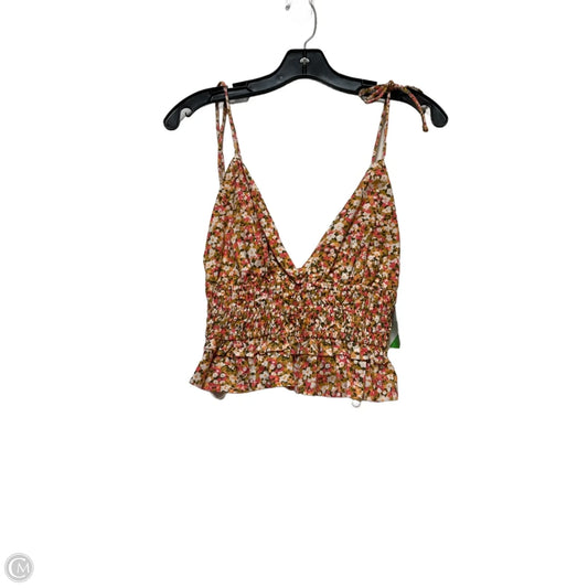 Top Sleeveless By Sim & Sam In Floral Print, Size: S