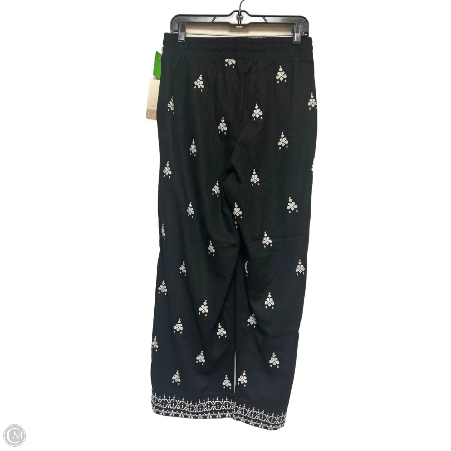 Pants Wide Leg By Calligraphie In Black & White, Size: 6