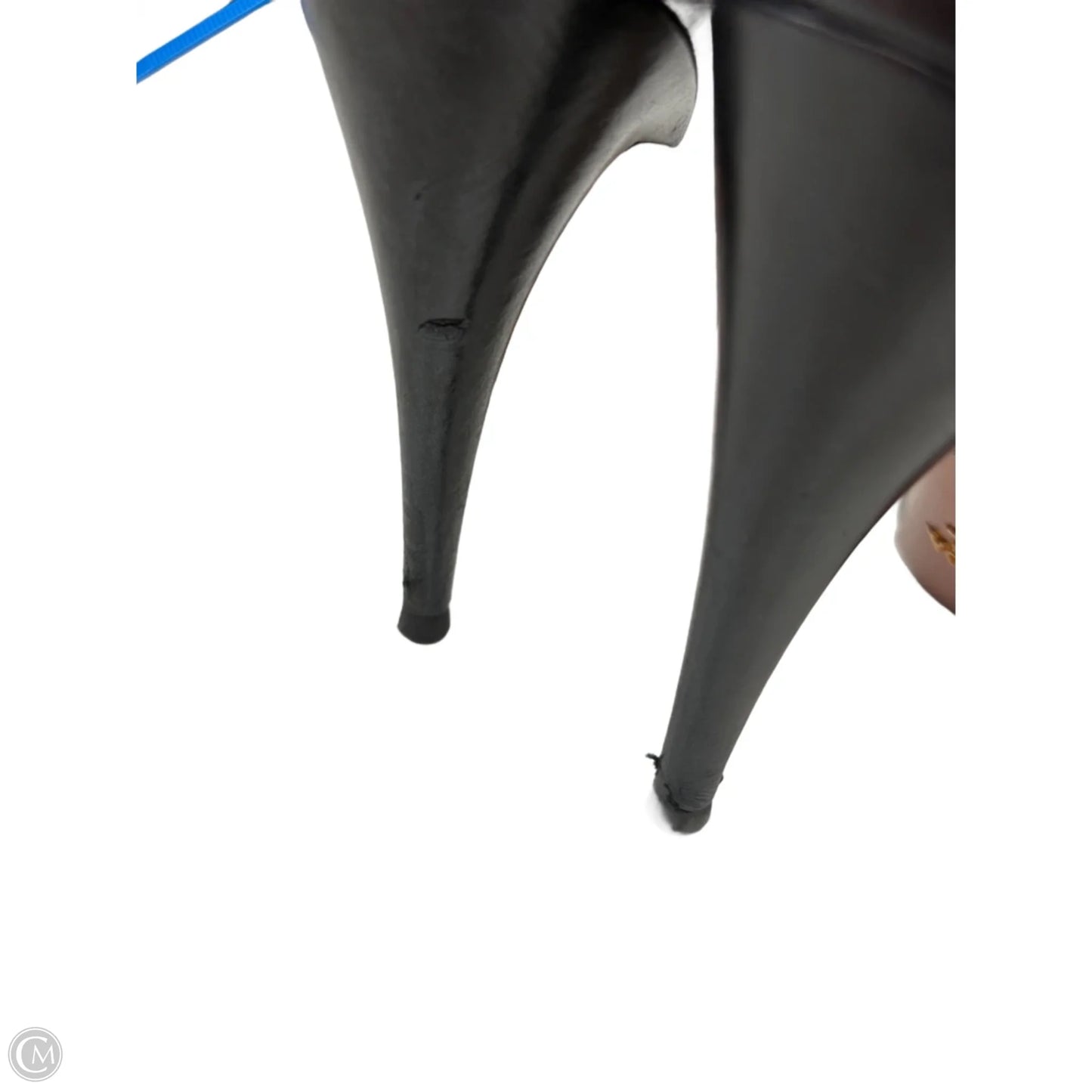 Boots Luxury Designer By Prada In Navy, Size: 8