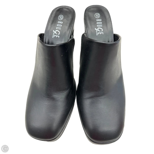 Shoes Heels Block By Rouge In Black, Size: 10