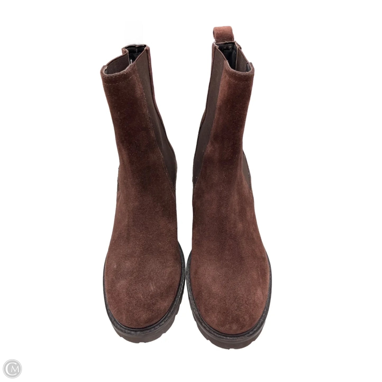 Boots Ankle Heels By Seychelles In Brown, Size: 6.5