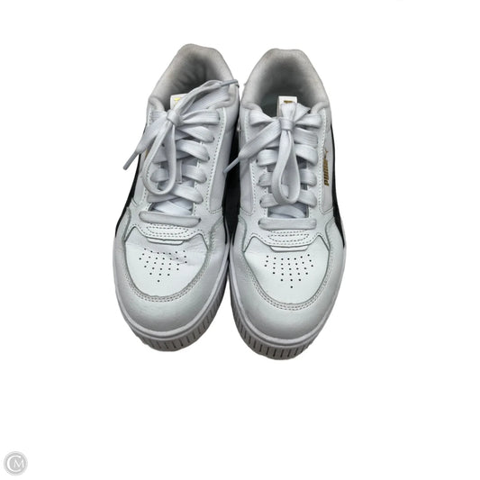 Shoes Sneakers By Puma In Black & White, Size: 7
