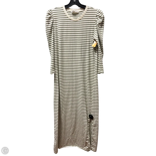 Dress Casual Maxi By Pomander Place In Striped Pattern, Size: L