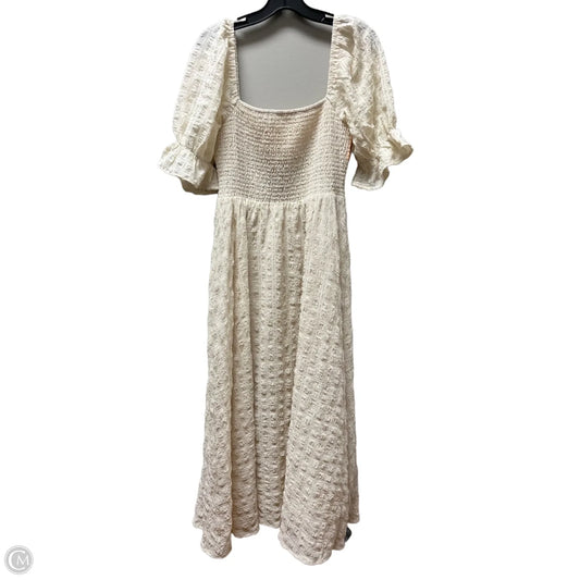 Dress Casual Maxi By Altard State In Cream, Size: L
