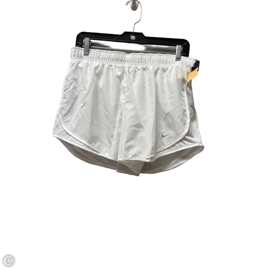 Athletic Shorts By Nike Apparel In White, Size: L