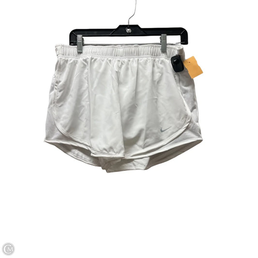 Athletic Shorts By Nike Apparel In White, Size: L