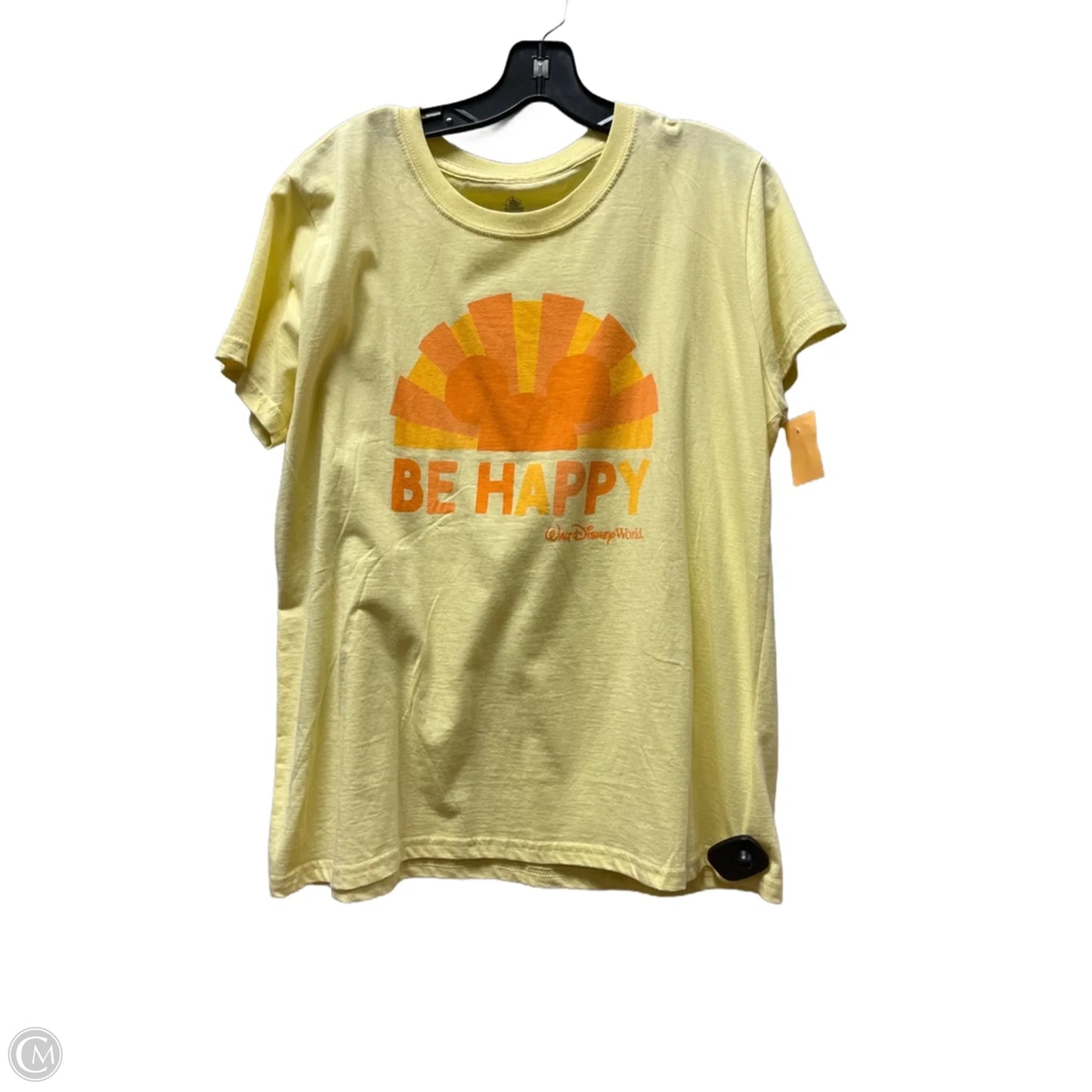 Top Short Sleeve Basic By Disney Store In Orange & Yellow, Size: Xl