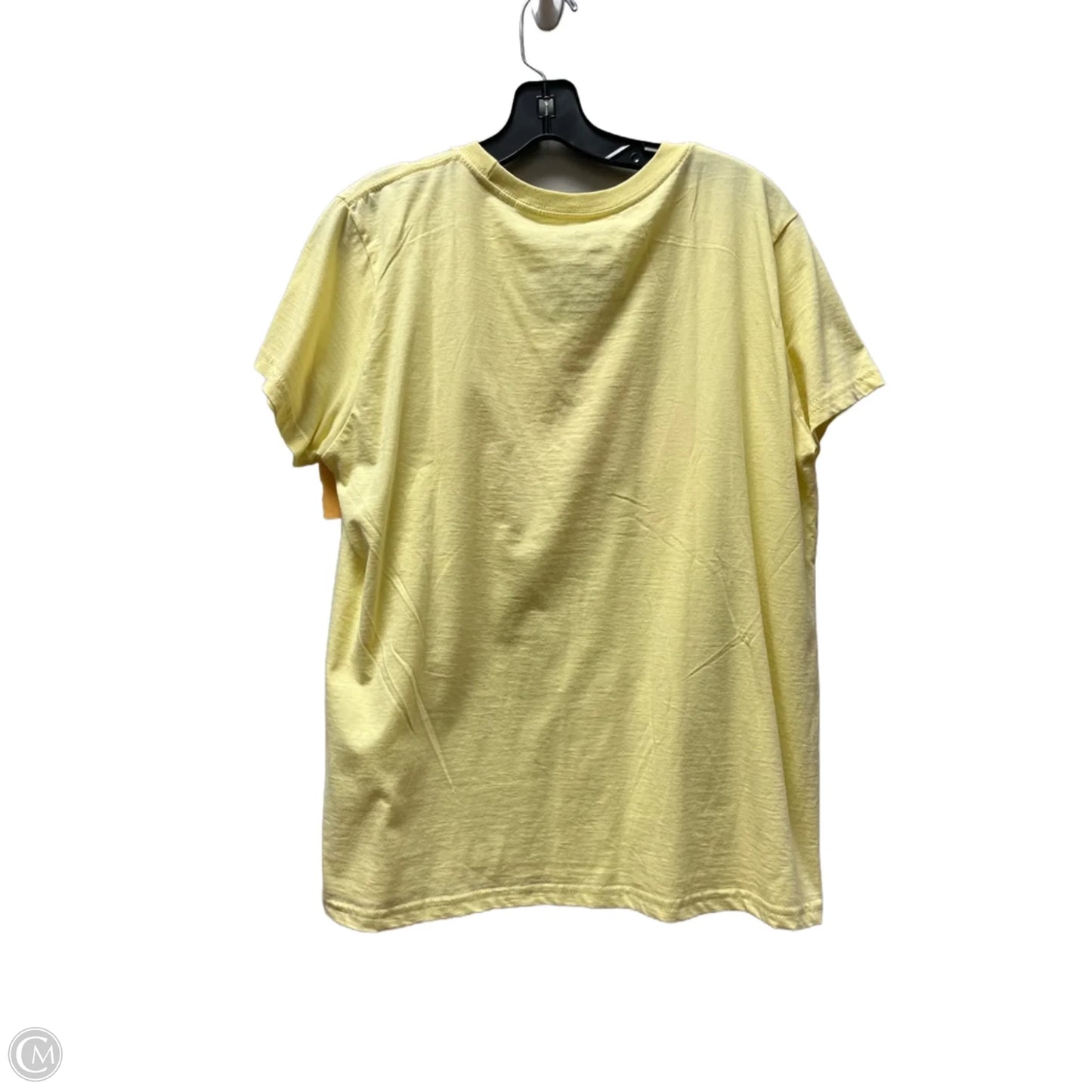Top Short Sleeve Basic By Disney Store In Orange & Yellow, Size: Xl