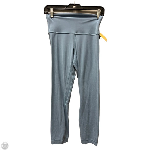 Athletic Leggings By Lululemon In Blue, Size: 6
