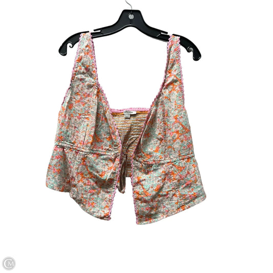 Top Sleeveless By American Eagle In Floral Print, Size: Xl