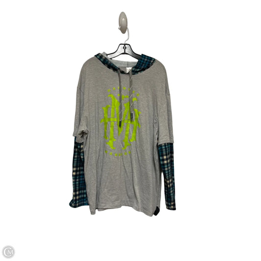 Top Long Sleeve By Disney Store In Plaid Pattern, Size: Xl
