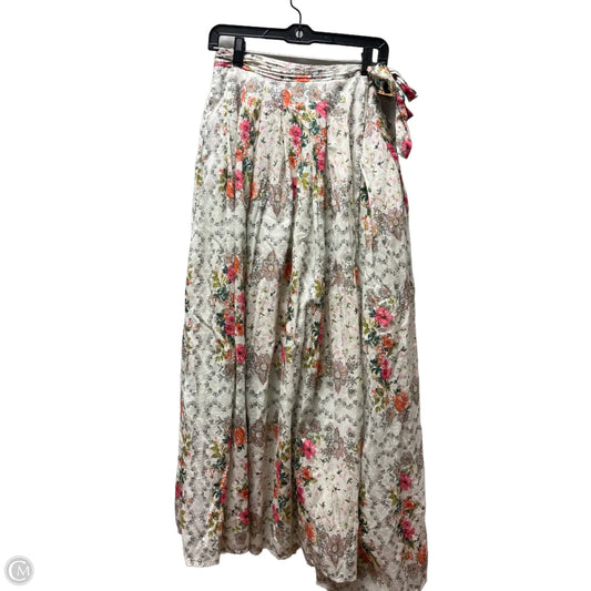 Skirt Maxi By Anthropologie In Floral Print, Size: 12