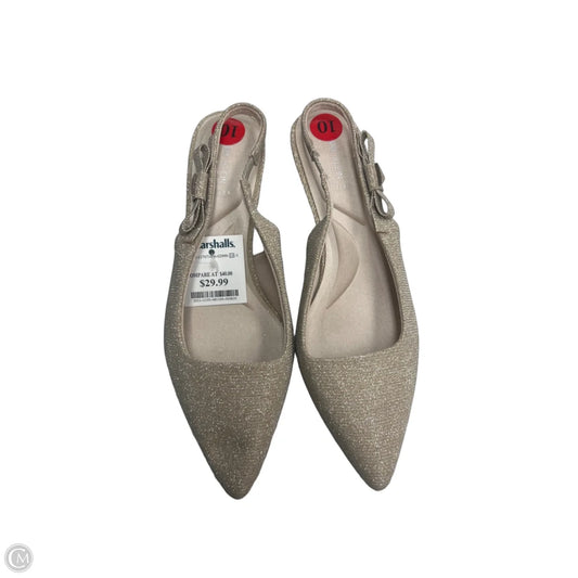 Shoes Heels Kitten By Anne Klein In Taupe, Size: 10
