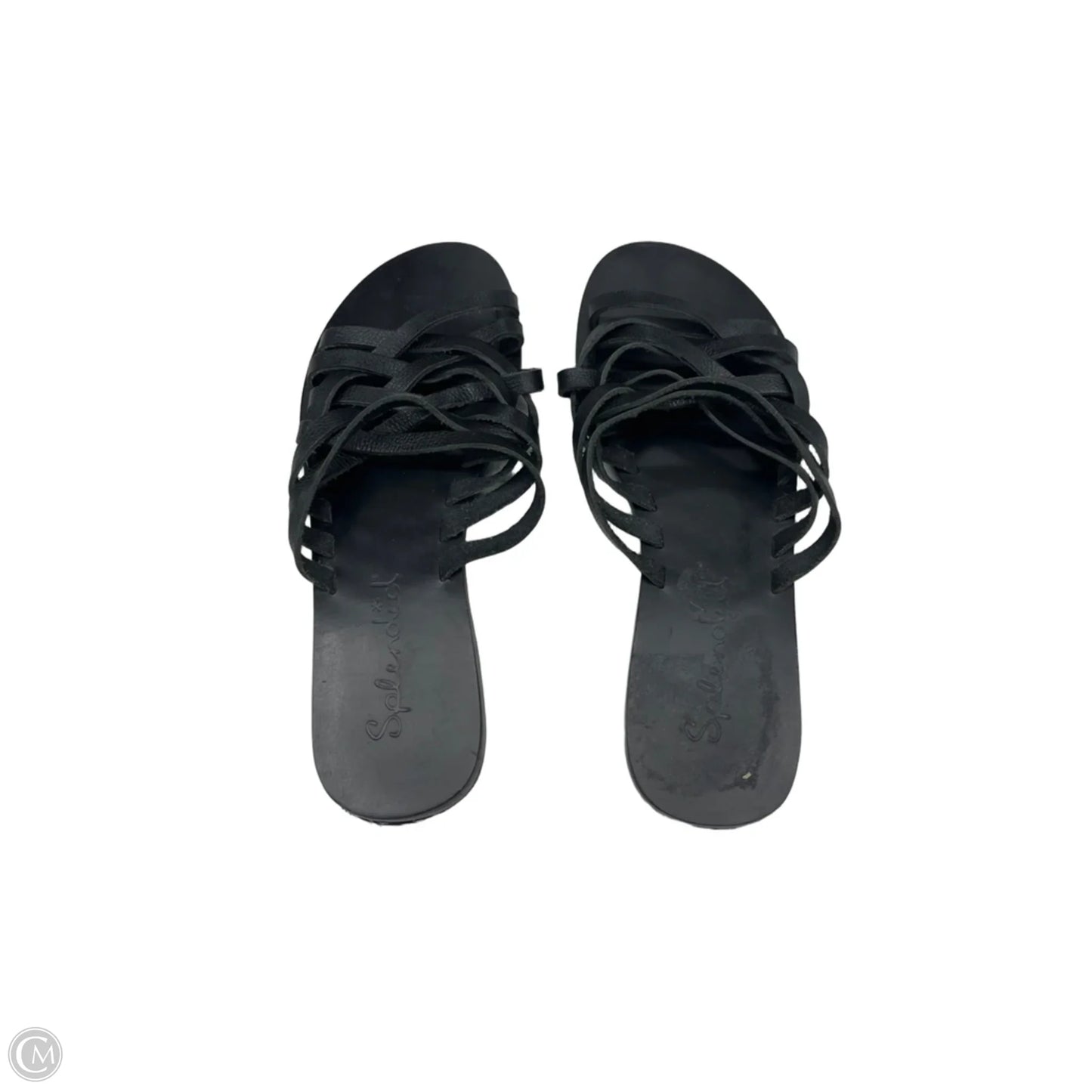 Sandals Flats By Splendid In Black, Size: 6