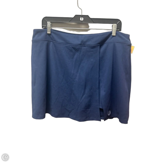 Athletic Skirt By Pink In Navy, Size: Xxl