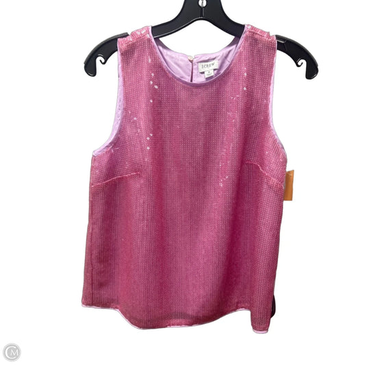Top Sleeveless By J. Crew In Pink, Size: S