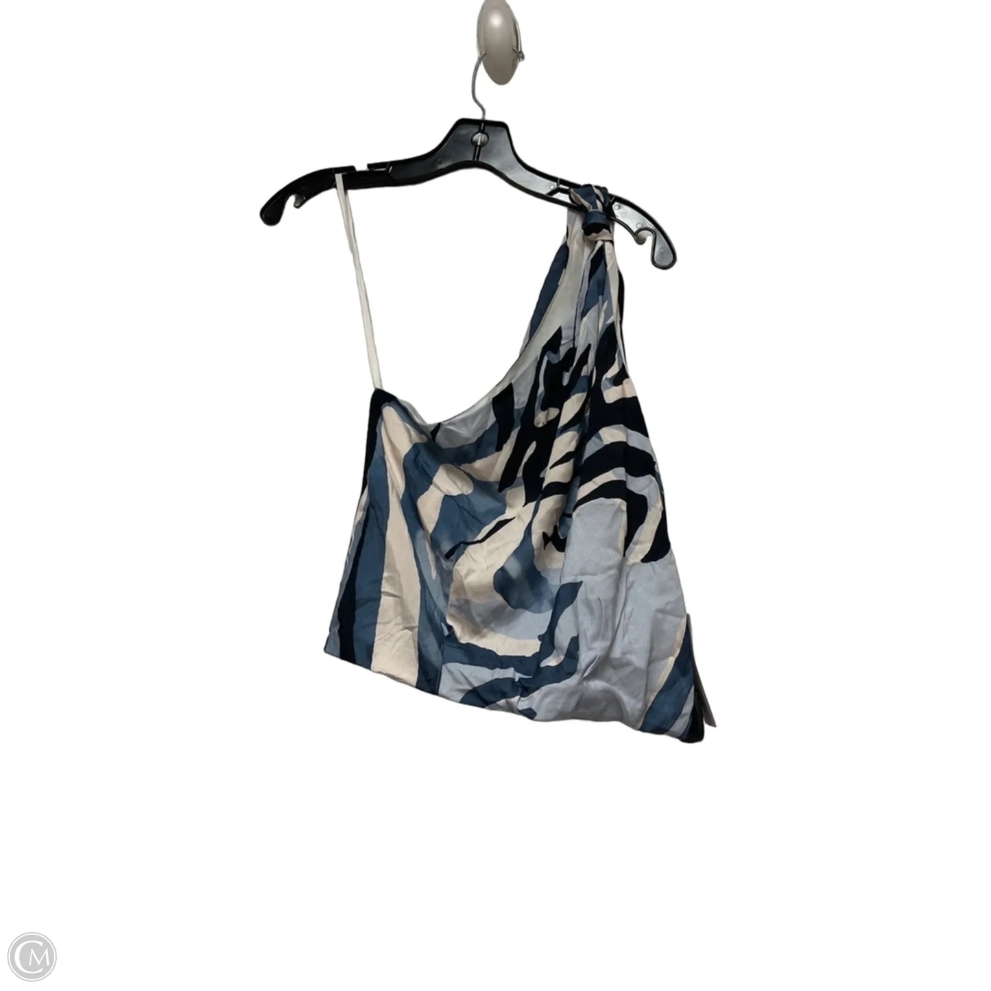 Top Sleeveless By Fifteen Twenty In Blue & Tan, Size: S