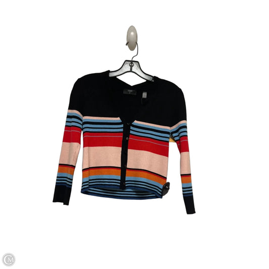Cardigan By T Tahari In Striped Pattern, Size: M