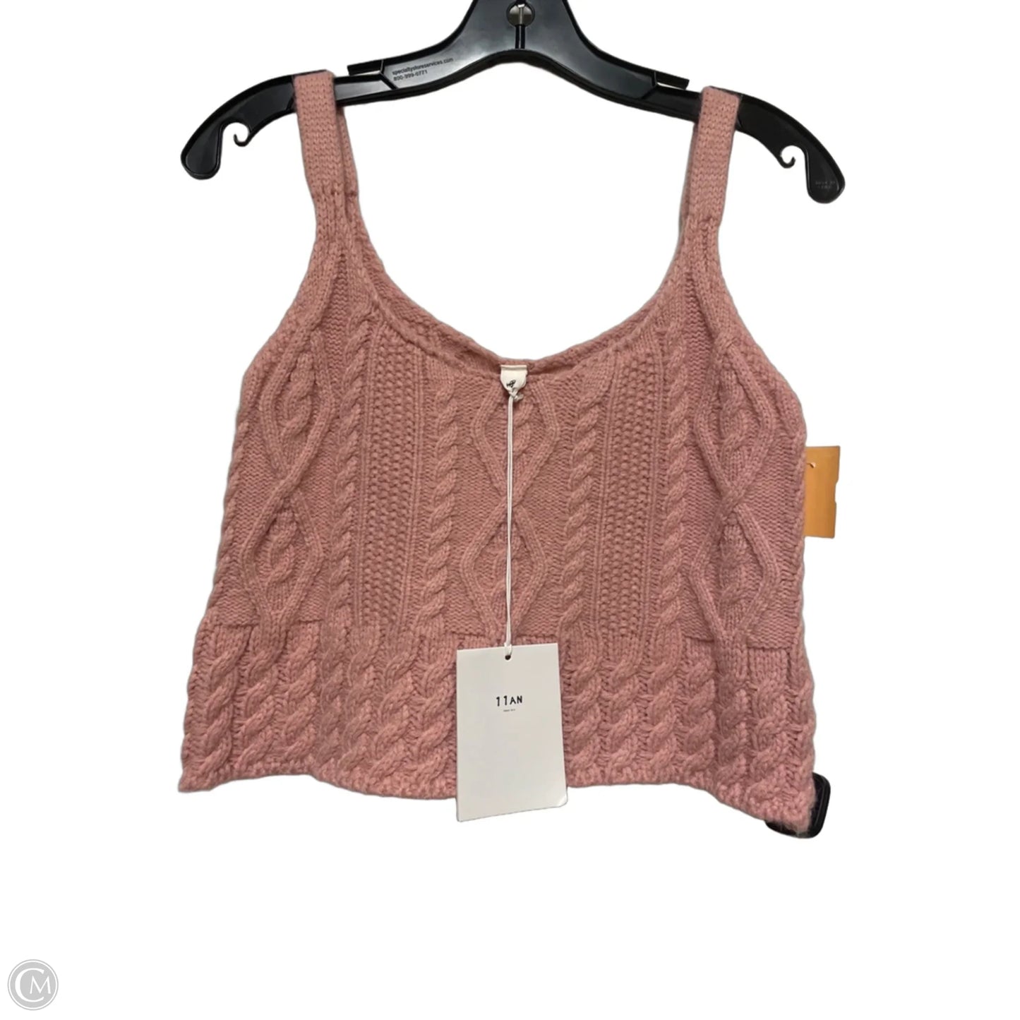 Top Sleeveless By Clothes Mentor In Pink, Size: L