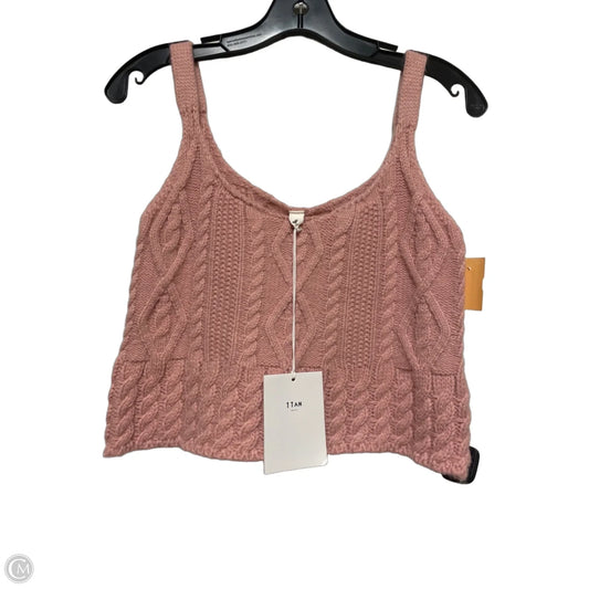 Top Sleeveless By Clothes Mentor In Pink, Size: L