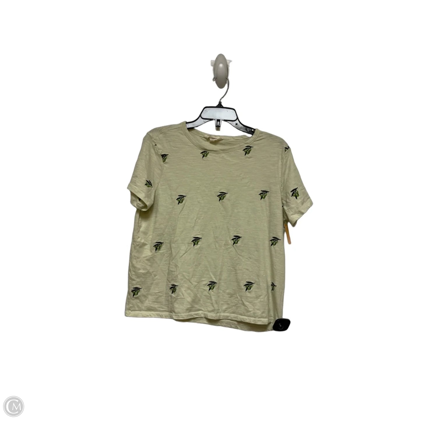 Top Short Sleeve Basic By Lucky Brand In Green, Size: L