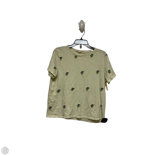 Top Short Sleeve Basic By Lucky Brand In Green, Size: L