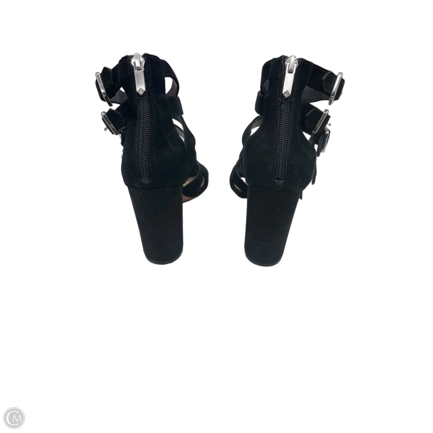 Sandals Heels Block By Sam Edelman In Black, Size: 8