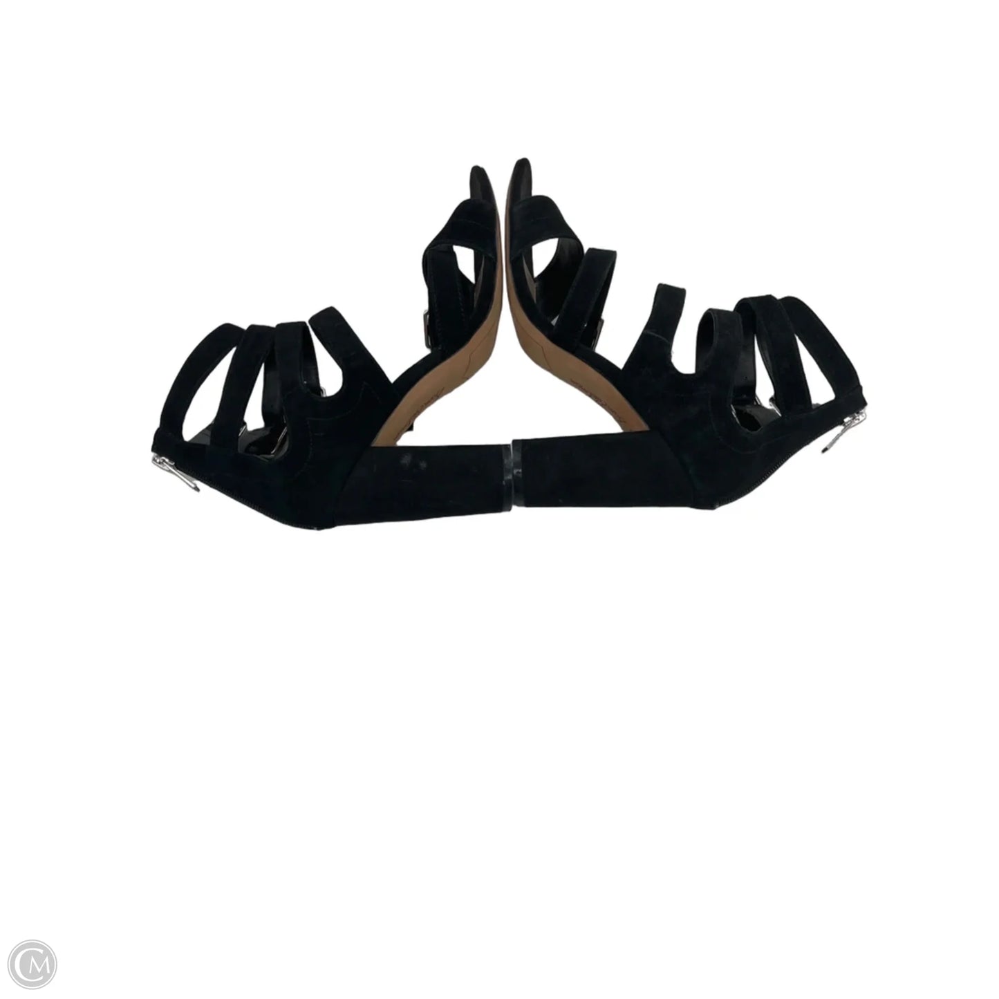 Sandals Heels Block By Sam Edelman In Black, Size: 8