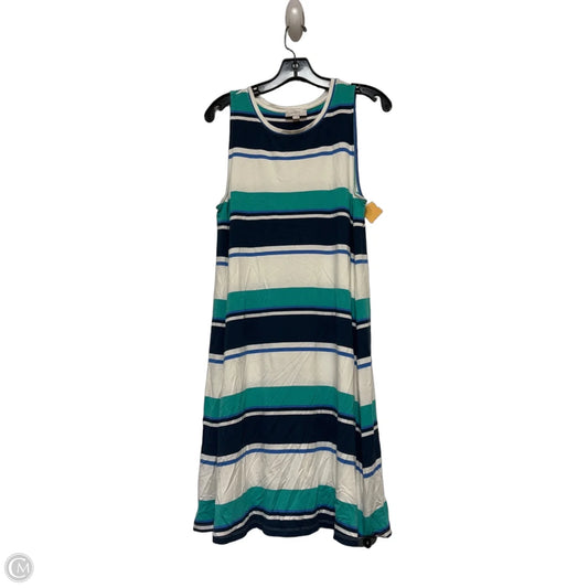Dress Casual Short By Loft In Striped Pattern, Size: M